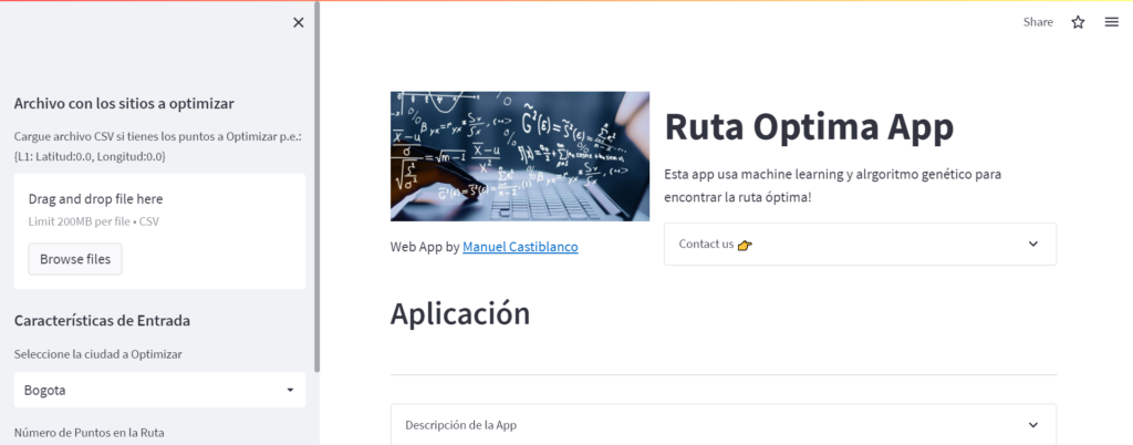 Aplicación IA Cadena Suministro